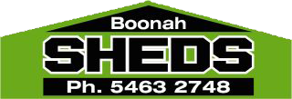 Boonah Sheds logo — custom colorbond sheds Scenic Rim QLD