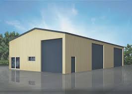 Large-span industrial steel workshop shed, South East Queensland